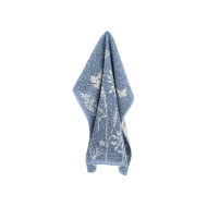 Handdoek - Wild Flowers - Blauw Grijs 